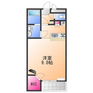 レオパレスおのさと【2階】の間取り