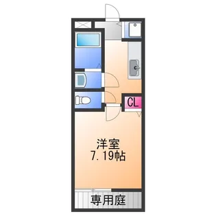 フィオーレ市場東【1階】の間取り