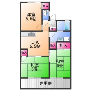 リヴェルテⅡ【1階】の間取り