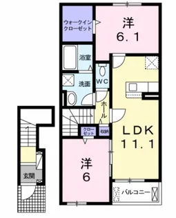 グラン コンチェルト【2階】の間取り