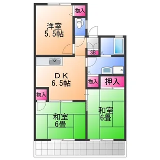 リヴェルテⅡ【2階】の間取り