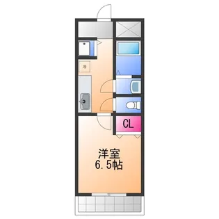 シャンティー泉佐野【2階】の間取り