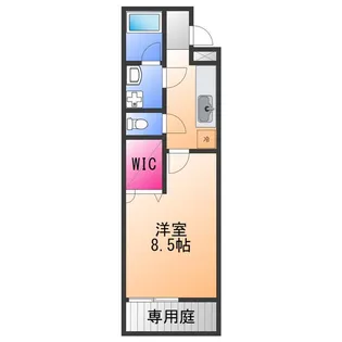 フジパレス シュリット【1階】の間取り