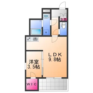 (仮称)ジーメゾン磯上町【2階】の間取り