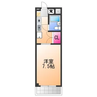 アビヨンKAB1【3階】の間取り