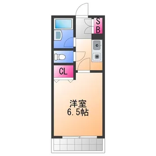 サンパレス泉佐野【5階】の間取り