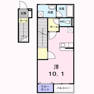 エテルノ中町【2階】の間取り