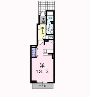 シーサイドナカノ【1階】の間取り