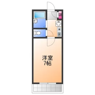 カーサミガタ【4階】の間取り