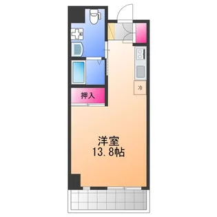 サンロワール和泉砂川【4階】の間取り