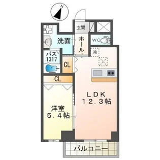 YFセントラルヒルズ【1階】の間取り