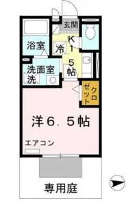 フローラ岡本 B棟【1階】の間取り