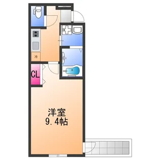リヴェール助松【1階】の間取り