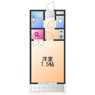ハイツキシダ【2階】の間取り