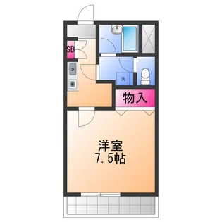 グレイスヴィラ佐野A棟【1階】の間取り