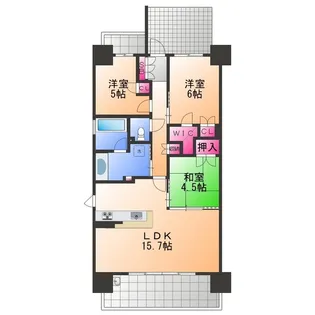 プレイズ泉大津【10階】の間取り