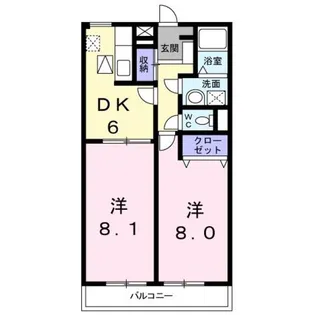カレントⅠ【1階】の間取り