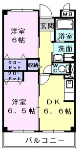 ガーデンパレス21【2階】の間取り