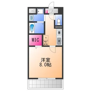 スカイビュー宝泉【6階】の間取り