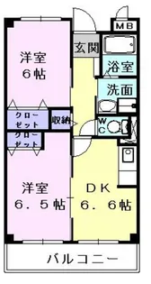 ガーデンパレス21【2階】の間取り