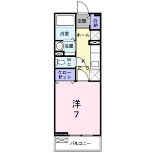 スリール【1階】の間取り