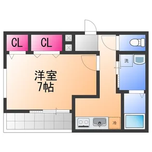 フジパレス泉佐野駅西1番館【1階】の間取り