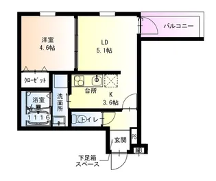 フジパレス泉佐野駅西Ⅰ番館【3階】の間取り