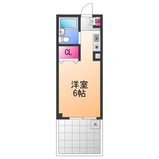 WAVEHOUSE【4階】の間取り