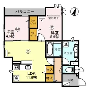ヴィア・ラッテア【3階】の間取り