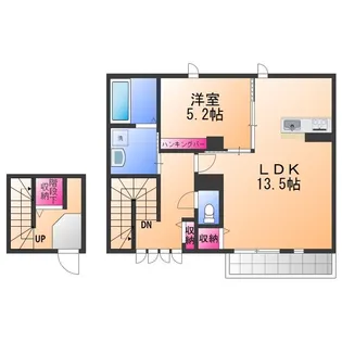 フロンティエール松ノ浜【2階】の間取り