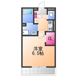 セジュールZENZO B【1階】の間取り