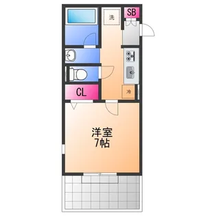 ディーオモンテ【1階】の間取り