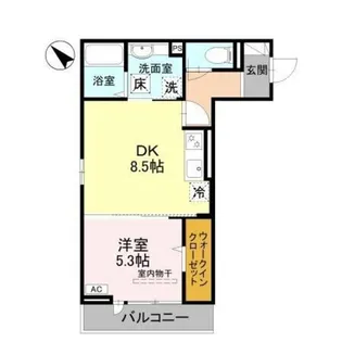 シャインソレイユ【1階】の間取り