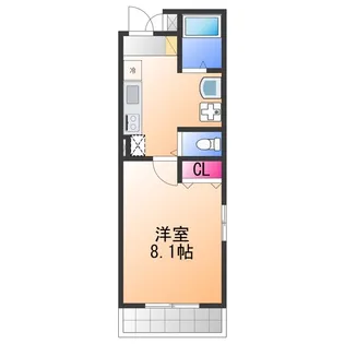 ブライト日根野Ⅱ【2階】の間取り