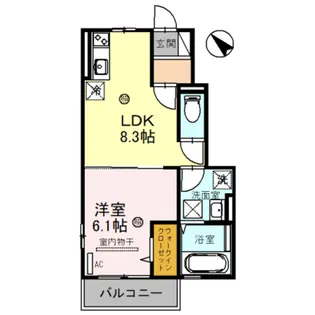 Frieden baum【1階】の間取り