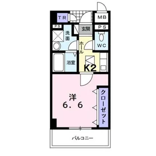 パルクアヴニュ【1階】の間取り