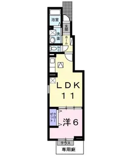 レジデンス光陽【1階】の間取り
