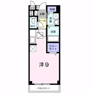 ベル アルモニー1番館【2階】の間取り