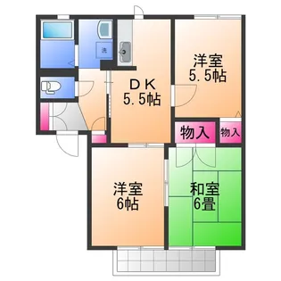 サンプレイス貝塚A棟【1階】の間取り