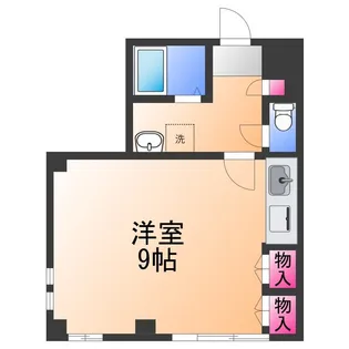シルクルーム7番館【1階】の間取り
