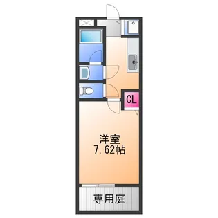 プリヴェイル吉井【2階】の間取り
