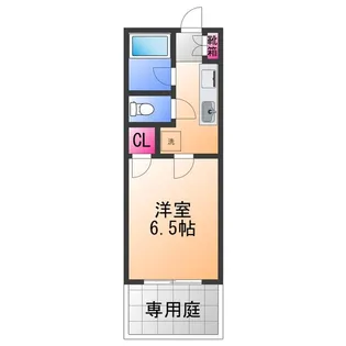 エステート羽倉崎【1階】の間取り