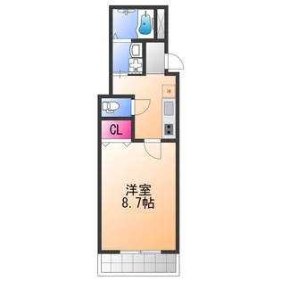 フジパレス東羽衣Ⅰ番館【3階】の間取り
