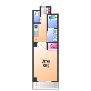 グランディール北勘【4階】の間取り