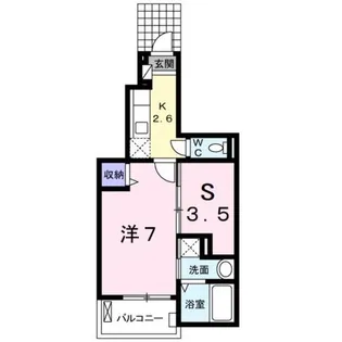 ベルクレスト【1階】の間取り