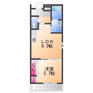 フジパレス和泉大宮駅南Ⅰ番館【1階】の間取り