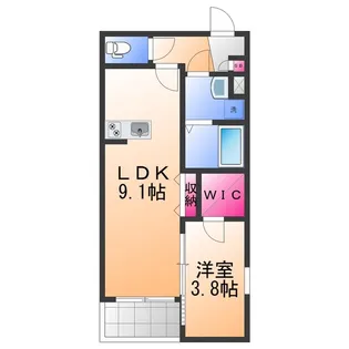 (仮称)ジーメゾン岸和田フェリア【3階】の間取り
