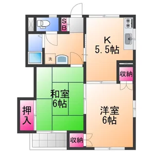 サントル【2階】の間取り