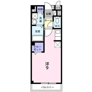 パークビサイド【2階】の間取り