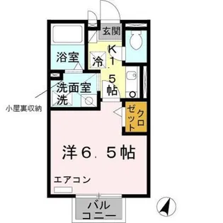フローラ岡本 A棟【2階】の間取り